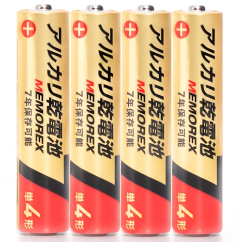 メモレックス・テレックス アルカリ乾電池 単4形 LR03/1.5V 60S7 1パック(60本)