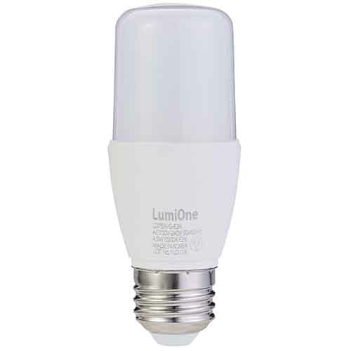 インターテクノロジー　ＬＥＤ電球　Ｔ形　Ｅ２６口金　７．５Ｗ　５０００Ｋ　昼白色　ＬＤＴ８Ｎ－Ｇ－Ｅ２６　１個
