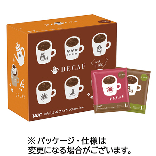 ＵＣＣ　おいしいカフェインレスコーヒー　ワンドリップコーヒー　コク深め　１パック（５０袋）