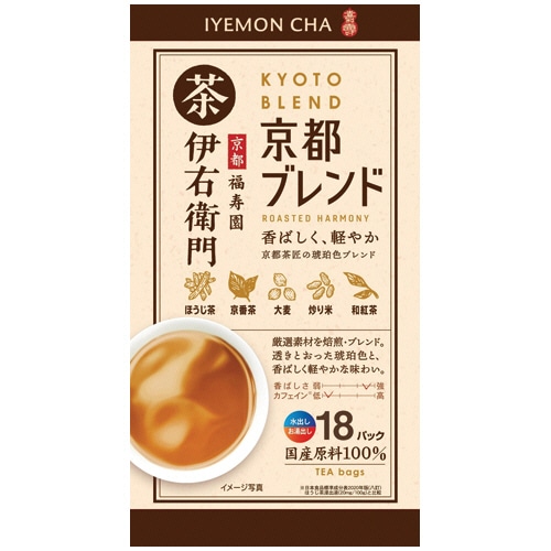 宇治の露製茶 伊右衛門 京都ブレンドティーパック 1袋(18パック)