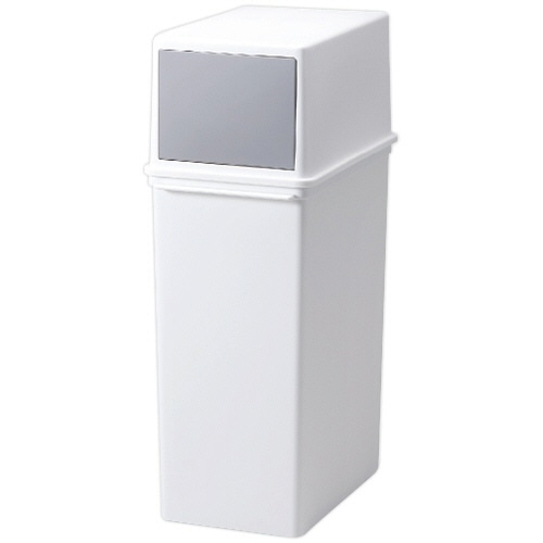 ライクイット フロントオープントラッシュビン ホワイト 25L スリム LBD-08 1台