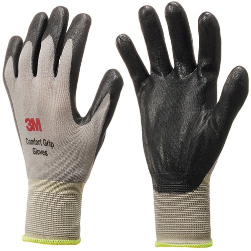 3M 一般作業用コンフォートグリップグローブ M グレー GLOVE GRA M 3P 1パック(3双)