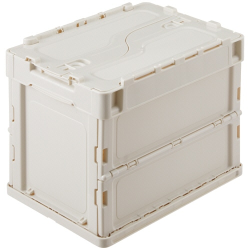 エコン カラーオリコン フタ付き 20L ホワイトグレー 560330WHTSU 1台