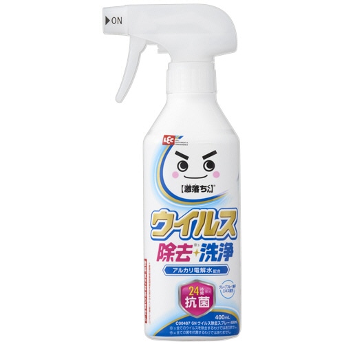 レック 激落ちくん ウイルス除去スプレー 本体 400ml C00487 1本