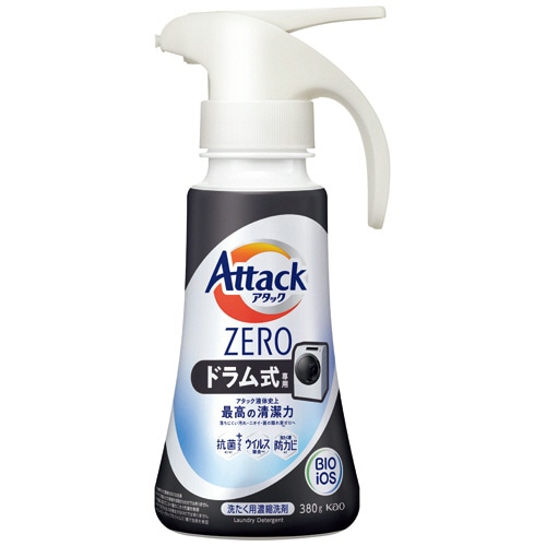 花王 アタックZERO ドラム式専用 本体 ワンハンド 380g 1個