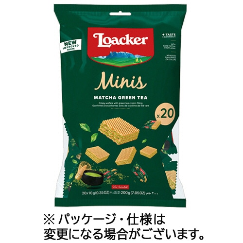 ロアカー ミニーズ 抹茶 200g(10g×20パック) 1袋
