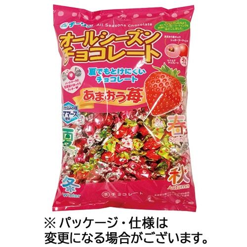 チーリン製菓 あまおう苺オールシーズンチョコ 340g 1パック