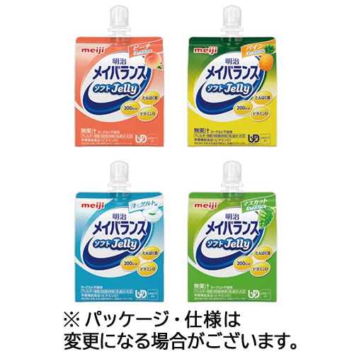 明治 メイバランスソフトJelly(ゼリー) バラエティBOX B(4種類×6個) 各125ml 1ケース(24個)