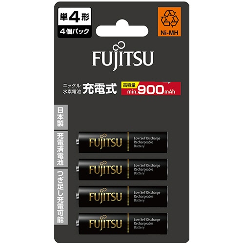 FDK 富士通 ニッケル水素電池 高容量タイプ 単4形 HR-4UTHC(4B) 1パック(4本)