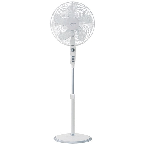 アピックス ACフロアー扇風機 ボタン式 ホワイト AFL-233T-WH 1台