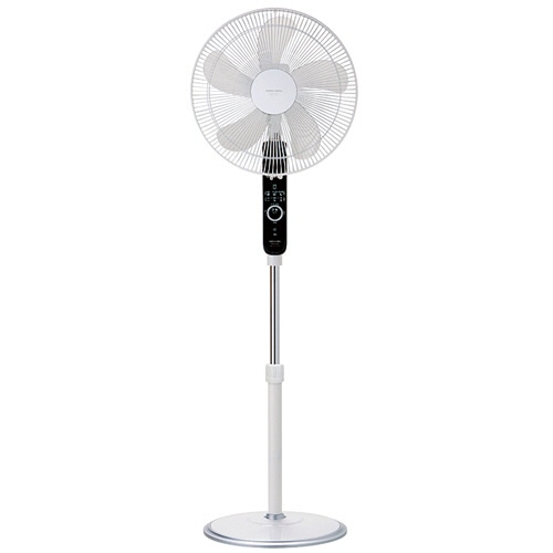 アピックス ACフロアー扇風機 リモコン付 ホワイト AFL-253R-WH 1台