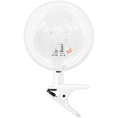 YAMAZEN 18cmクリップ扇風機 ホワイト YCS-C189(W) 1台