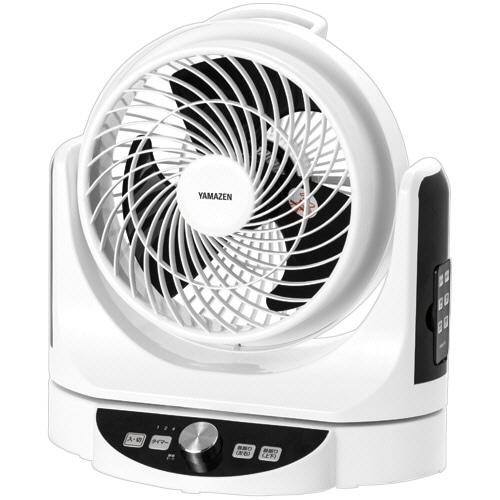 YAMAZEN DCエアサーキュレーター ホワイトブラック YAR-AD236(WB) 1台