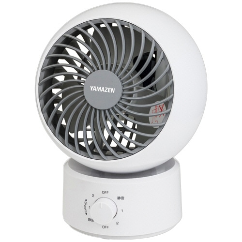 YAMAZEN 15cmサーキュレーター ホワイト YAS-FKW151(WH) 1台