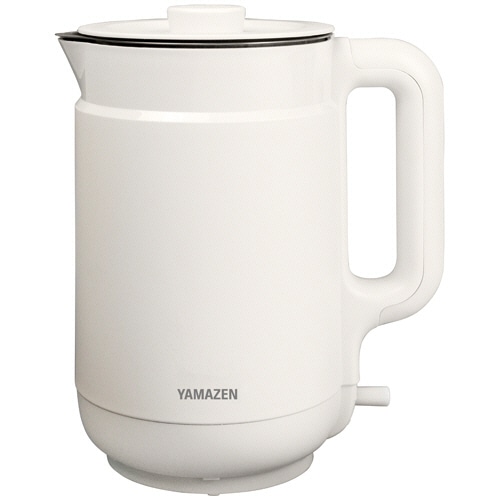 YAMAZEN 電気ケトル 1.5L ホワイト YKP-1512(W) 1台
