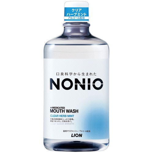 ライオン NONIO マウスウォッシュ クリアハーブミント 本体 1000mL 1本