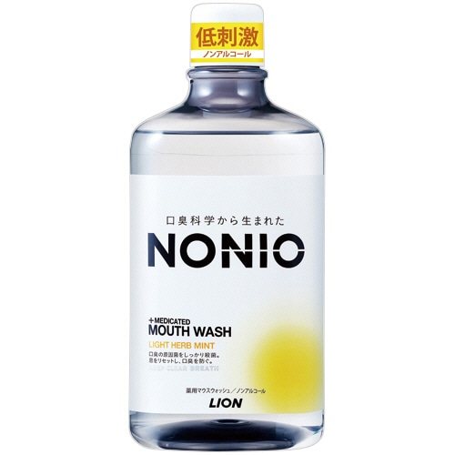 ライオン NONIO マウスウォッシュ ライトハーブミント 本体 1000mL 1本