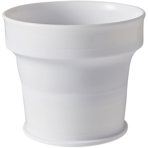 伊勢藤 おりたたみ うがいコップ UGAI cup 120mL ホワイト I-602-WH 1個