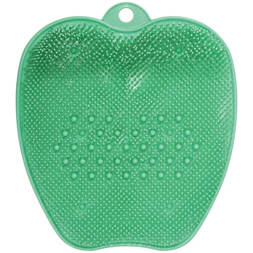 東京企画販売 足裏ブラシマット らくらく足キレイ グリーン TKES-001G 1枚