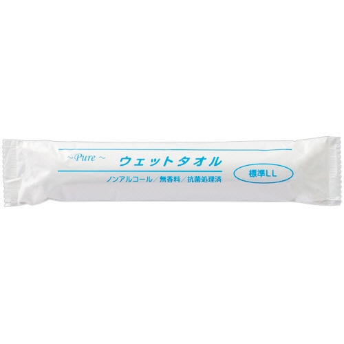 アートナップ Pure ウェットタオル 標準 LL 個包装 1パック(50本)