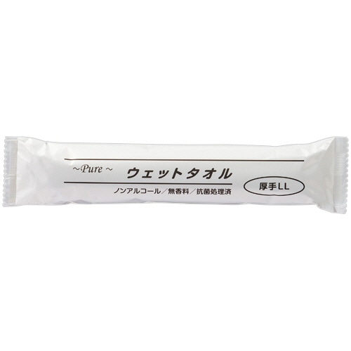 アートナップ Pure ウェットタオル 厚手 LL 個包装 1パック(50本)
