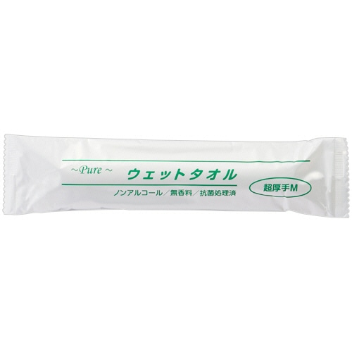 アートナップ Pure ウェットタオル 超厚手 M 個包装 1パック(60本)