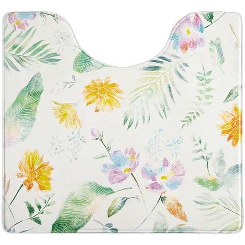 オカ ササッと拭けるトイレマット 約55×60cm フィオレ 1枚