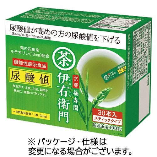 宇治の露製茶 伊右衛門 インスタント緑茶スティック尿酸値 1箱(30本)