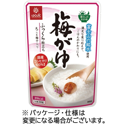 はくばく 梅がゆ 250g 1パック