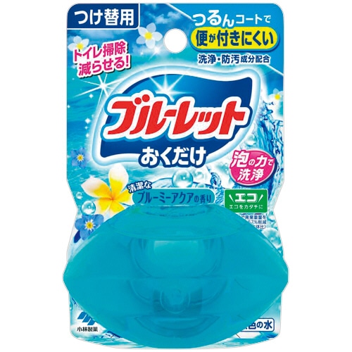 小林製薬　液体ブルーレットおくだけ　ブルーミーアクアの香り　つけ替用　７０ｍＬ　１個
