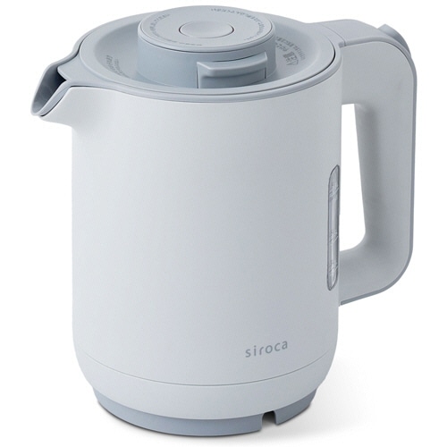シロカ　蒸気セーブ機能搭載　電気ケトル　０．８Ｌ　グレー　ＳＫ－Ａ１５１Ｈ　１台