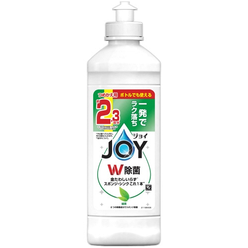 P&G ジョイ W除菌 コンパクト キャップ付 緑茶の香り つめかえ用 300mL 1本
