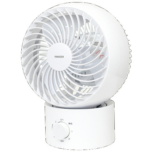 YAMAZEN サーキュレーター 18cm 左右自動首振り ホワイト YAS-AFKW181(W) 1台
