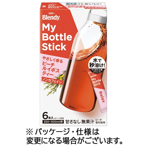 味の素AGF ブレンディ マイボトルスティック やさしく香るピーチルイボスティー 1箱(6本)
