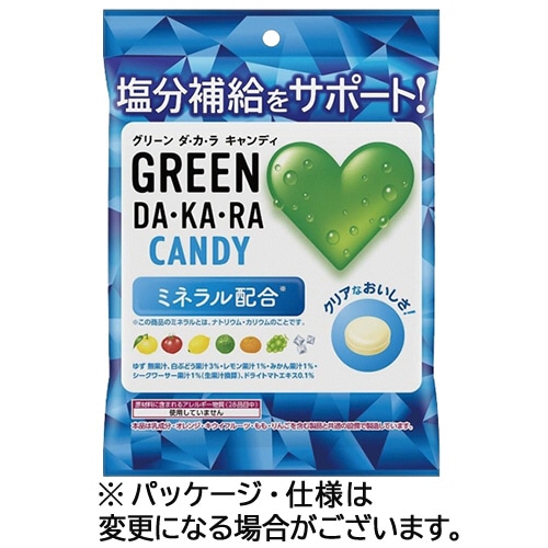 ロッテ GREEN DA・KA・RAキャンディ 60g 1パック(約16粒)