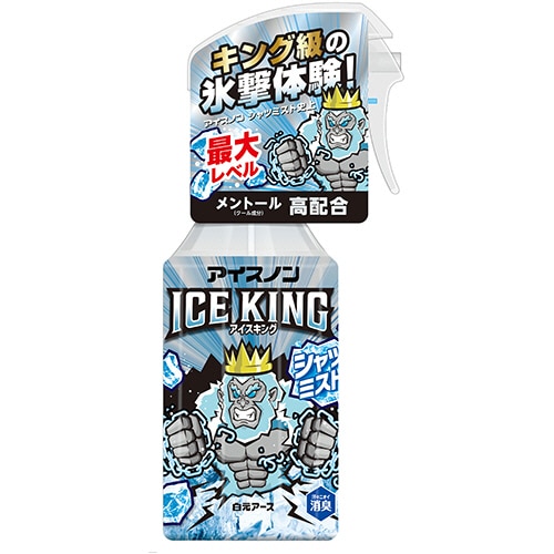 白元アース　アイスノン　シャツミスト　ＩＣＥ　ＫＩＮＧ　本体　３００ｍＬ　１本