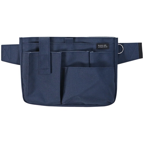 クツワ 文具エプロンバッグ ネイビー BE021NB 1個