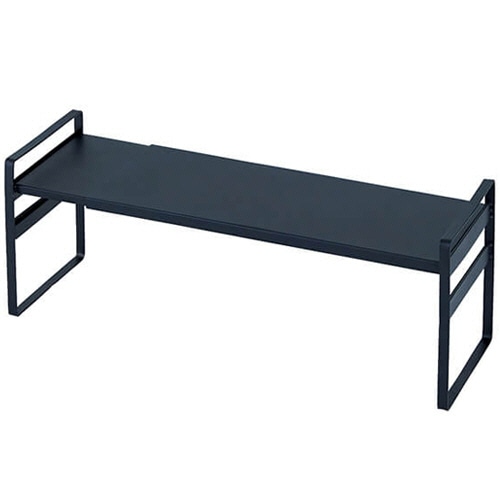 天馬 プロフィックス 美style 下駄箱内 伸縮式スタッキングラック マットブラック 1個