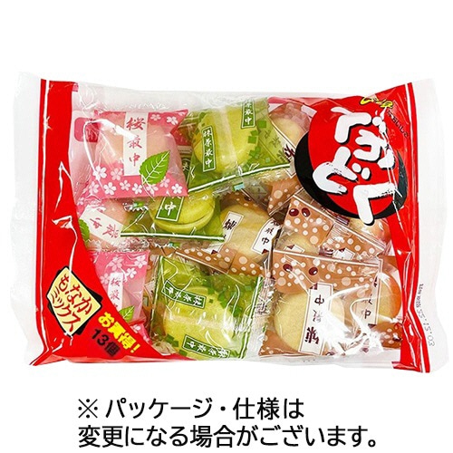 丸一製菓 でかどく もなかミックス 1パック(13個)