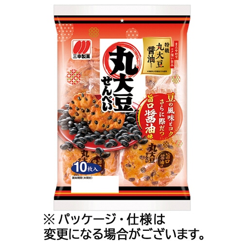 三幸製菓 丸大豆せんべい 旨口醤油味 1パック(10枚)