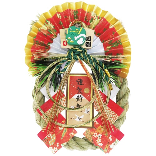 山一商店 干支リース 朝陽(タツ) K14105 1個