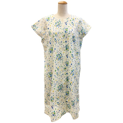 林 シャワーローブ スモールジオメタリー アイボリー ZI801313 1着