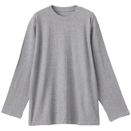 ケアファッション　ストレッチＴシャツ　紳士用　グレー　Ｌサイズ　８２１３３８－０２　１着