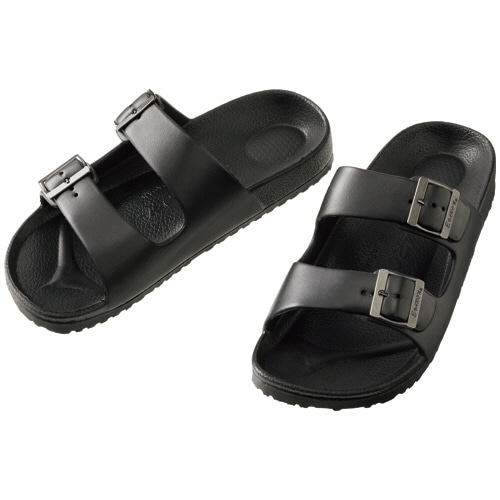 ヒカリ技研工業　エバロン　ツーバンドサンダル　婦人用　ブラック　Ｓ　ＳＡ１０－Ｌ－ＢＫ－Ｓ　１足