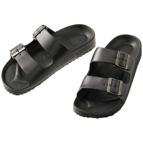 ヒカリ技研工業　エバロン　ツーバンドサンダル　紳士用　ブラック　Ｌ　ＳＡ１０－Ｍ－ＢＫ－Ｌ　１足