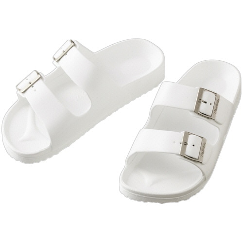 ヒカリ技研工業　エバロン　ツーバンドサンダル　紳士用　ホワイト　Ｍ　ＳＡ１０－Ｍ－ＷＨ－Ｍ　１足