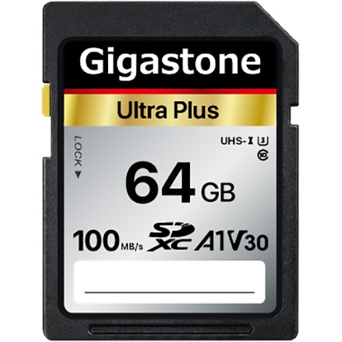 Gigastone SDXCカード 64GB V30 UHS-1 U3 A1 GJSX-64GV3A1 1枚
