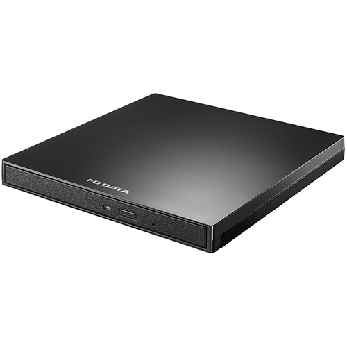 アイオーデータ USB A対応 USB電源補助ケーブル・保存ソフト付きポータブルDVDドライブ ブラック DVRP-UB8K 1台
