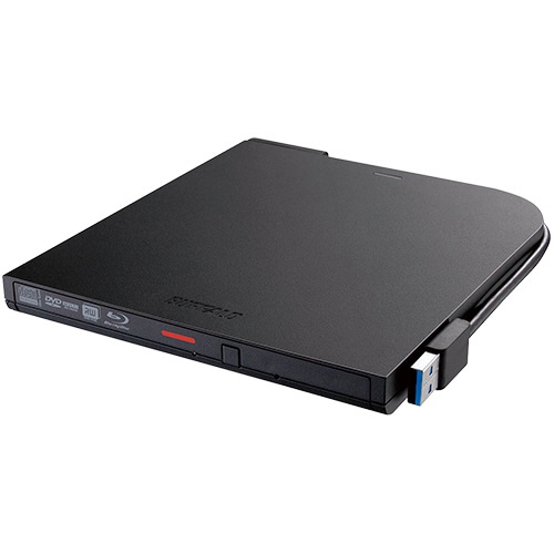 バッファロー USB3.2(Gen1)対応 ポータブルBD 書込みソフト添付 ブラック BRXL-PTV6U3-BKB 1台
