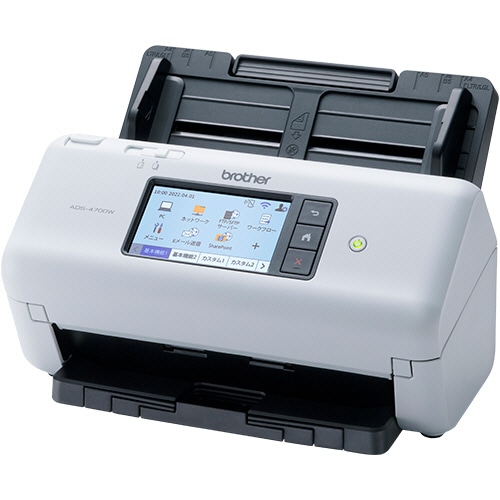 ブラザー JUSTIO ドキュメントスキャナー A3(半折り対応) 600dpi ADS-4700W 1台